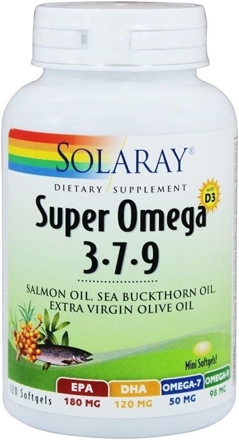 solaray omega 7 softgels